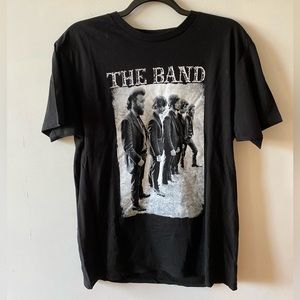 Rock Band-The Band-World Tour T Shirt World-Official, Black Men’s Medium